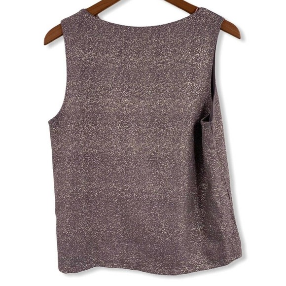 Forever 21 Sparkly Sleeveless Metallic Top Medium - Picture 2 of 4